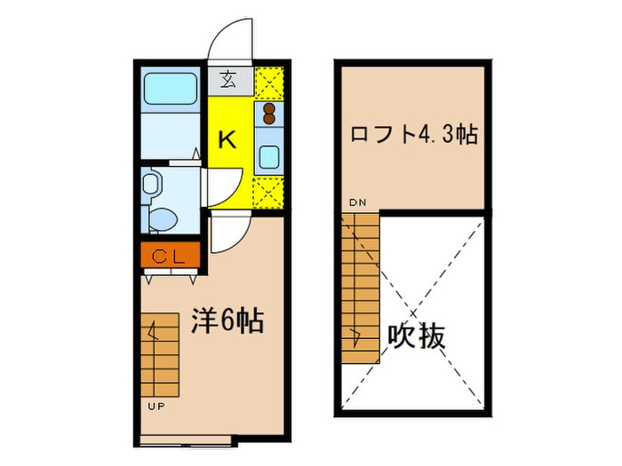 グランエッグス明大前ノ－スの物件間取画像