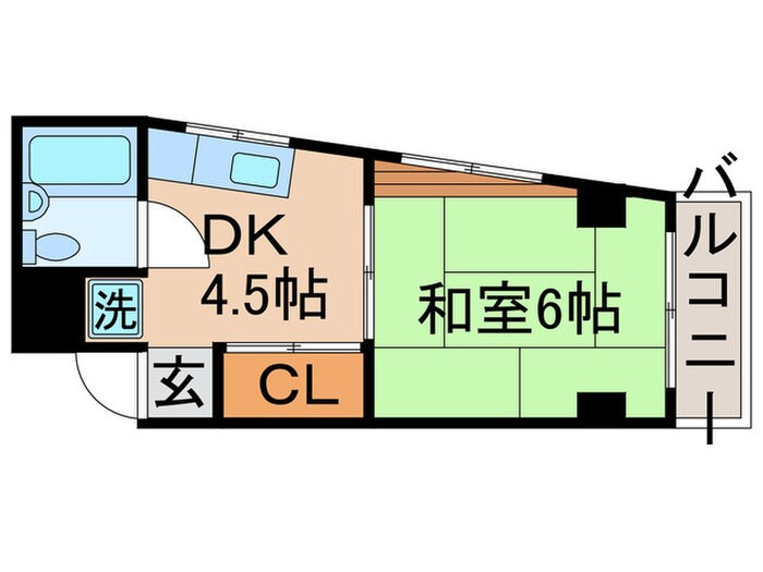 宇田川ビルの物件間取画像