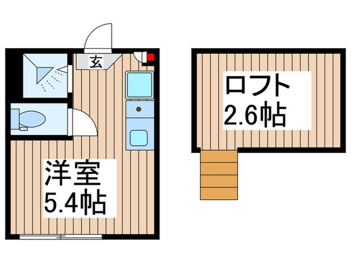 ＬａｎｄＳｉｔｚ新小岩の物件間取画像