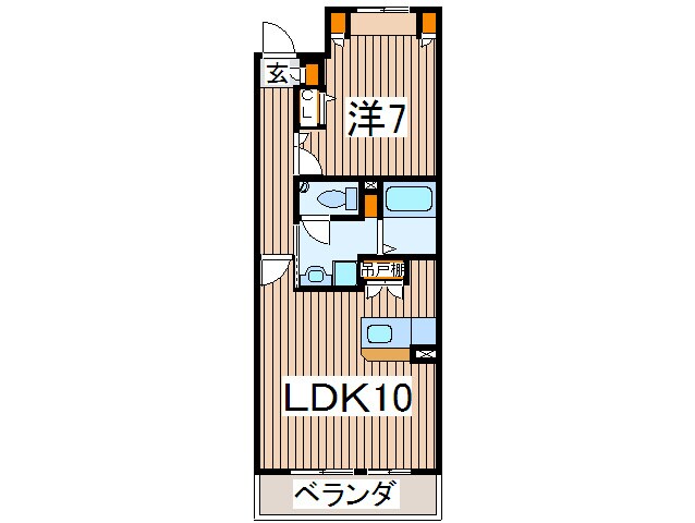 ロイヤルヒルズ浦和の物件間取画像