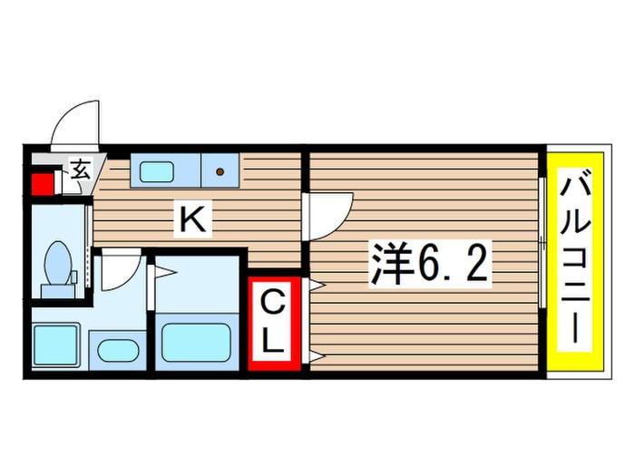 ＱＵＡＬＩＡⅥの物件間取画像