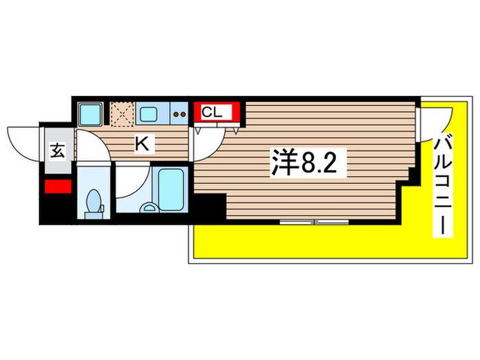 パ－クアクシス千葉の物件間取画像