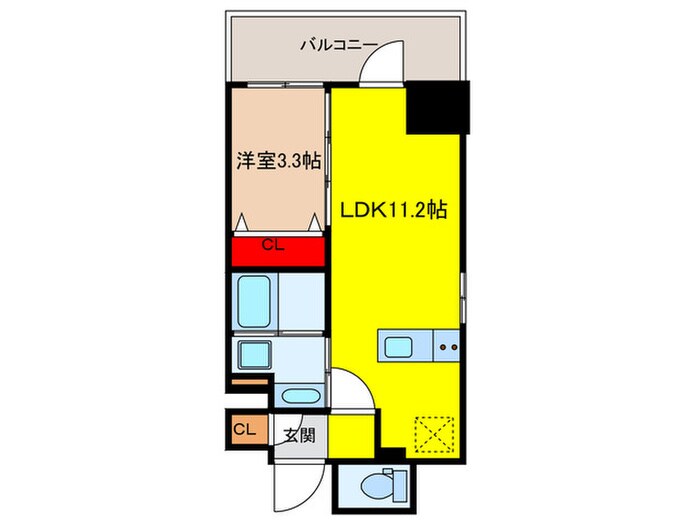 ゼンパレス日本橋の物件間取画像