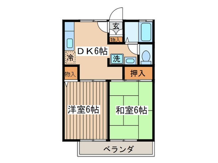 コンフォールの物件間取画像