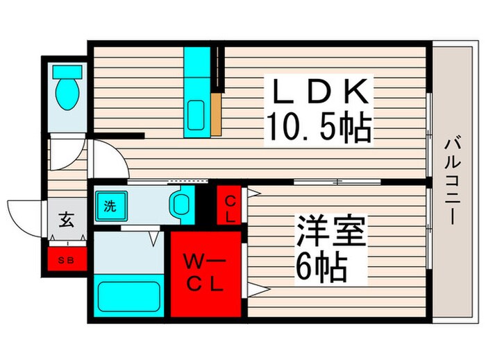 セジュ－ル西新井の物件間取画像