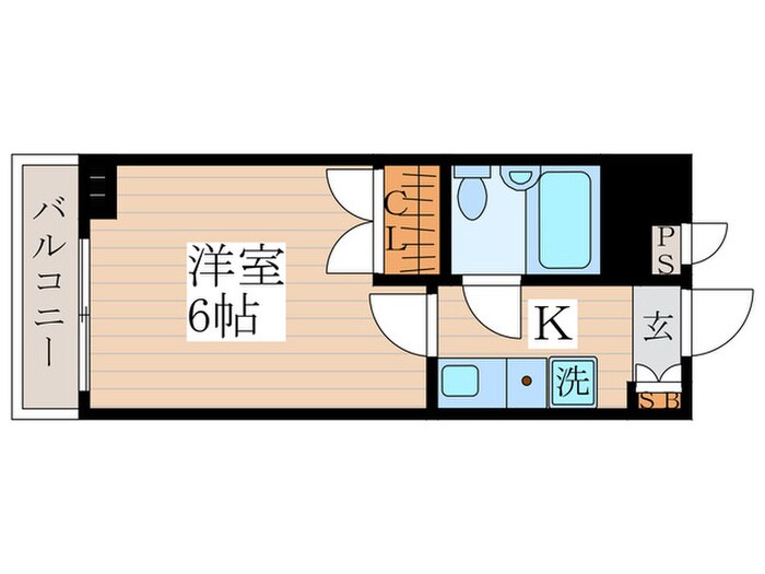 コスモリード国分寺の物件間取画像