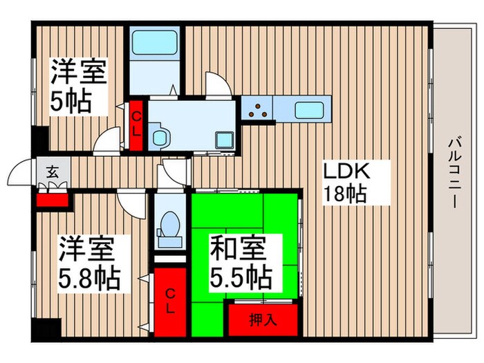 アドバンス東習志野の物件間取画像