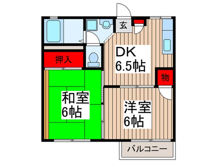 物件間取画像
