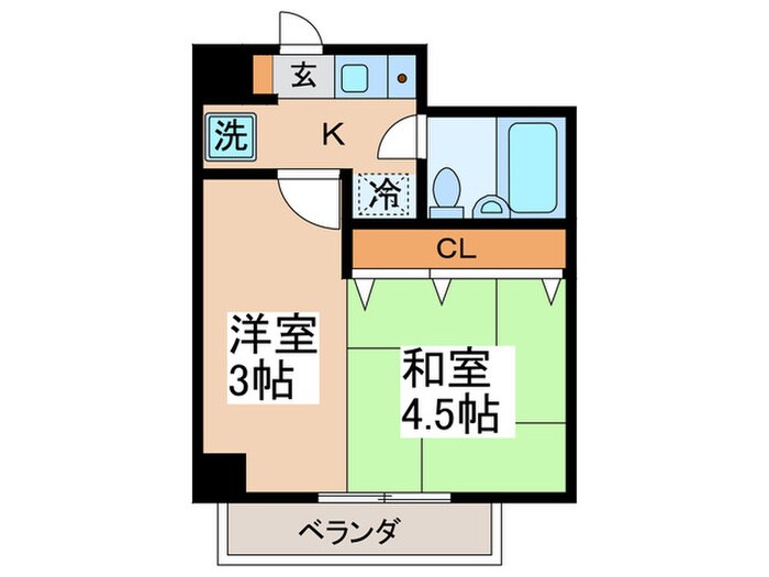 サニークレスト蒲田の物件間取画像