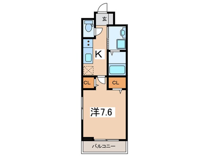 ブレーメン・ニカの物件間取画像