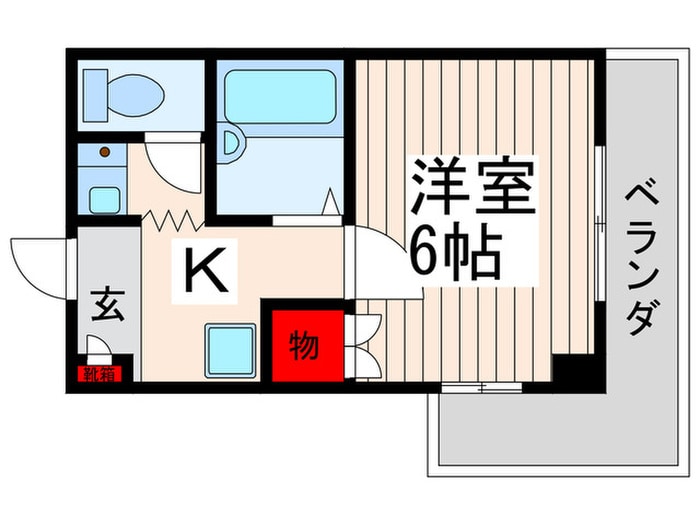 ハイツ如月の物件間取画像