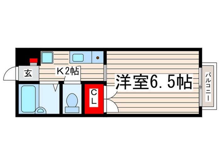 パーシモンコートの物件間取画像