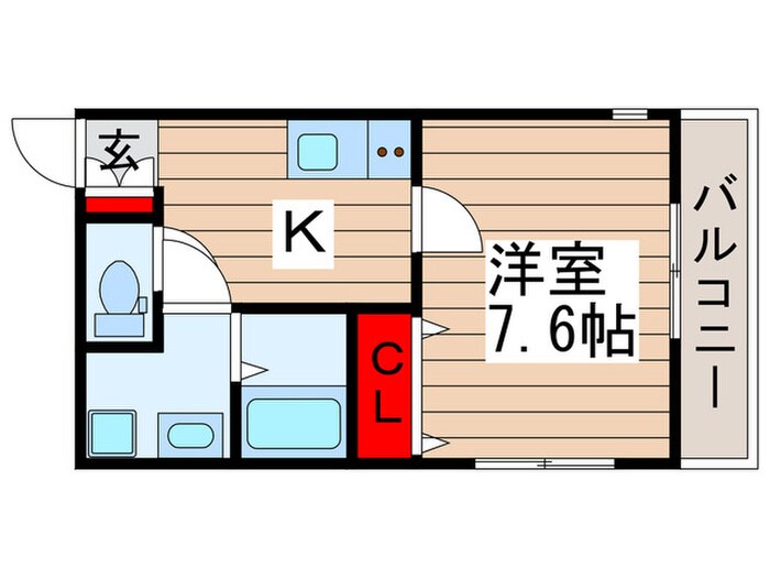 フェリ－チェ高柳の物件間取画像