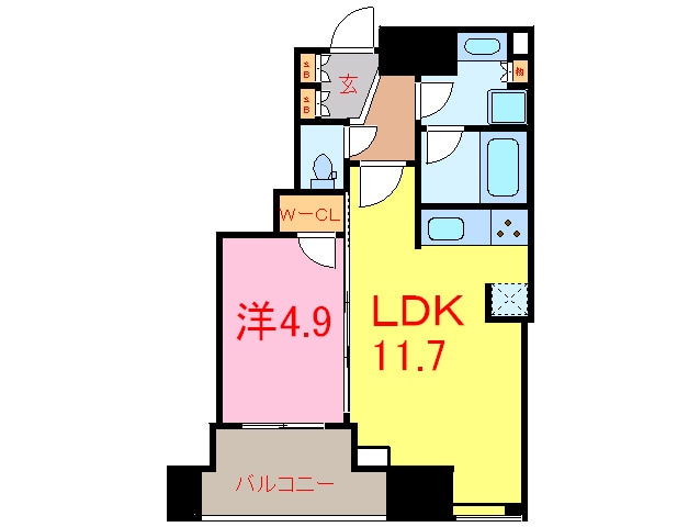 ホワイトタワ－浜松町の物件間取画像