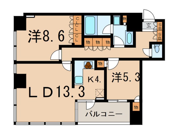 ホワイトタワ－浜松町の物件間取画像