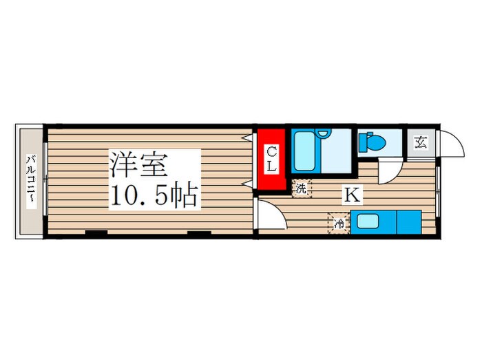 松江ロイヤルハイツの物件間取画像