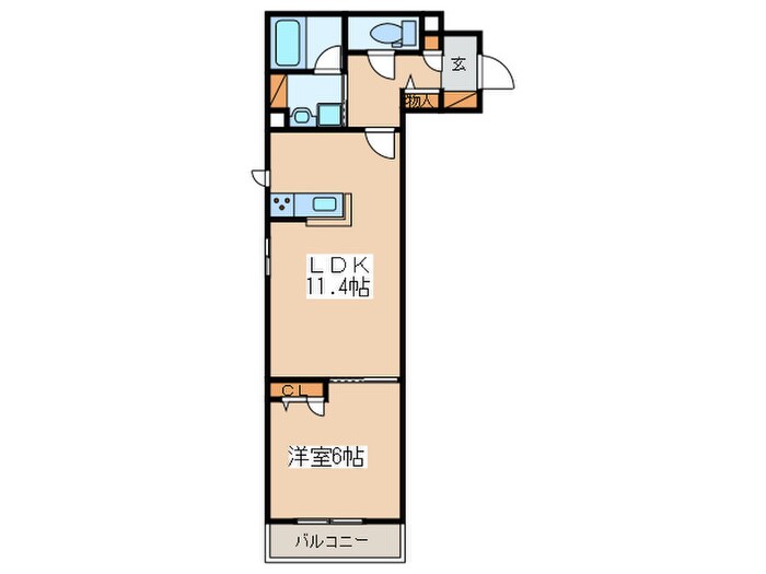 ドムスベルウッドの物件間取画像