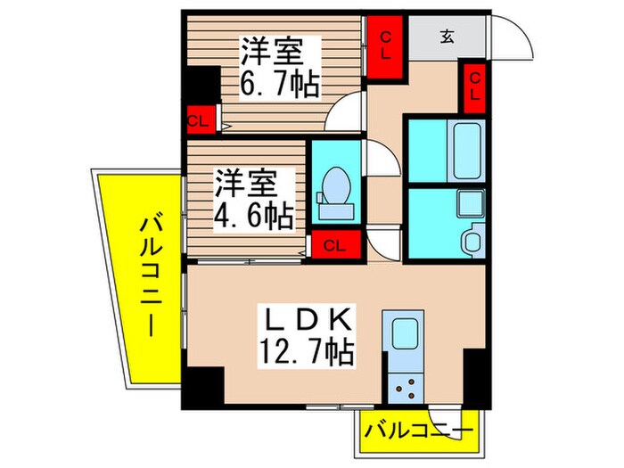 Sunny Side Forestの物件間取画像