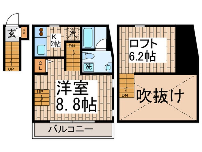 グランアセット千鳥町の物件間取画像