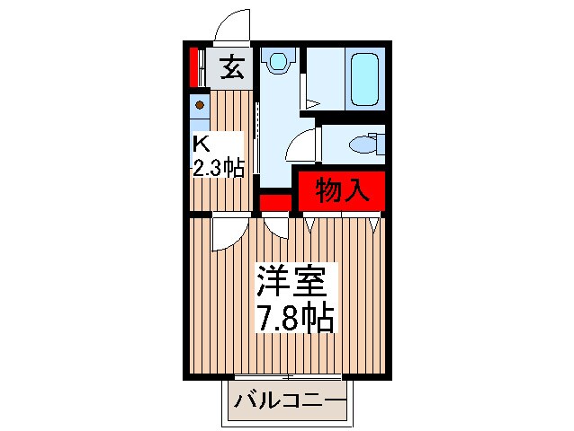 ルミエールⅠの物件間取画像