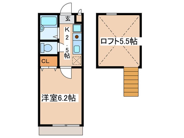 ビラ５１０　Ｎｏ．５の物件間取画像