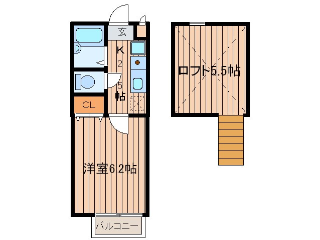 ビラ５１０　Ｎｏ．５の物件間取画像