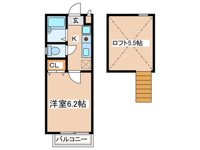 ビラ５１０　Ｎｏ．５の物件間取画像