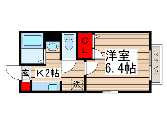 クレールメゾンの物件間取画像