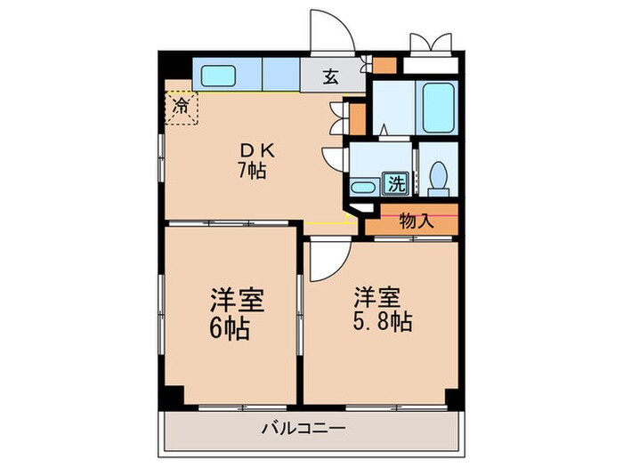 物件間取画像