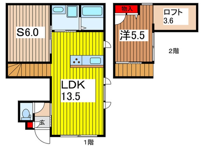 ベアメゾンの物件間取画像