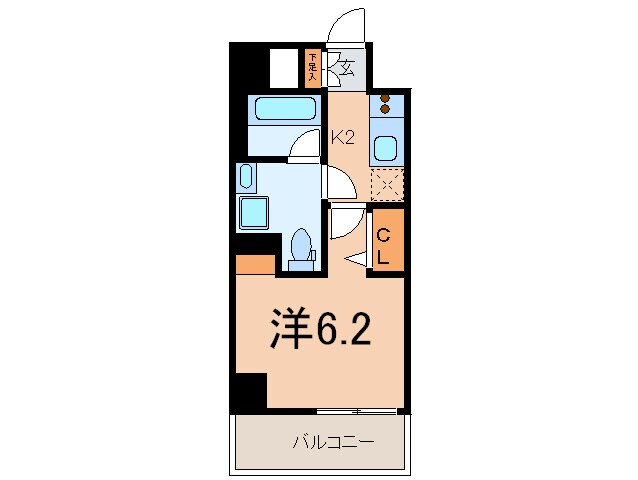 ＰＲＥＭＩＵＭ　ＣＵＢＥ田町の物件間取画像