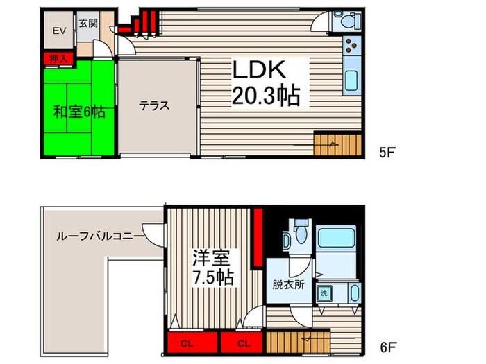 インペリアビルの物件間取画像