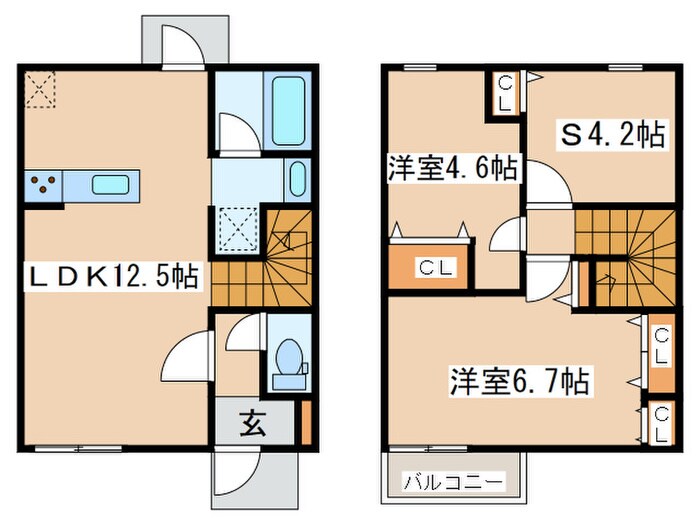 メゾン　オ　ソレイユの物件間取画像