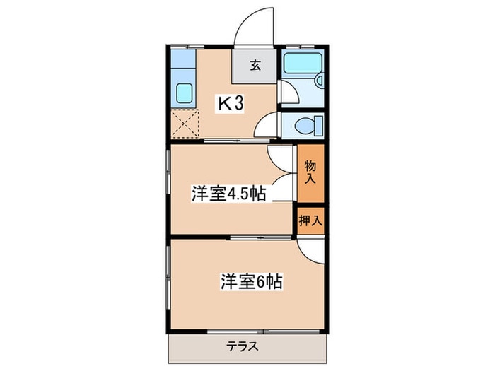 メゾンヒルクレストの物件間取画像