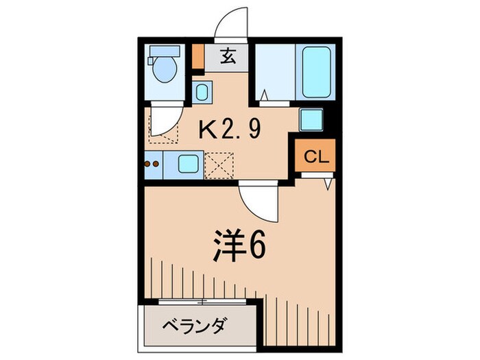 コンフィア目黒本町の物件間取画像