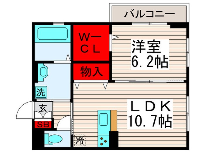 ルミエールⅠの物件間取画像