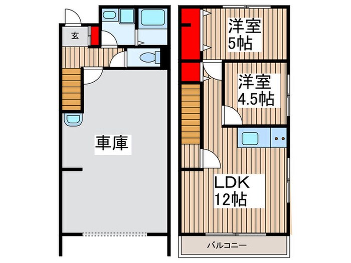 仮)ガレージハウス久喜青毛の物件間取画像