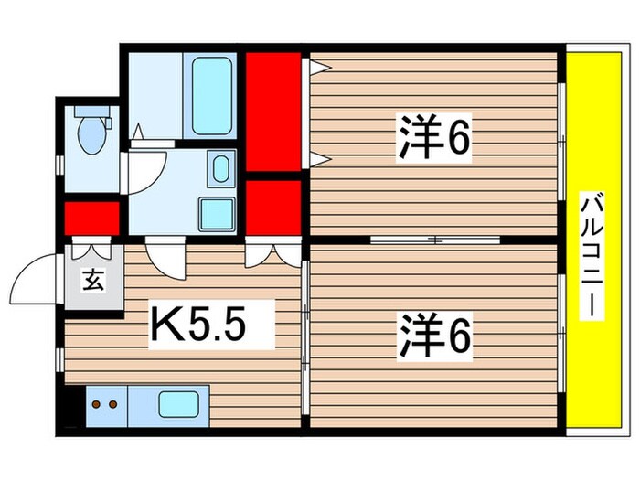廣田88の物件間取画像