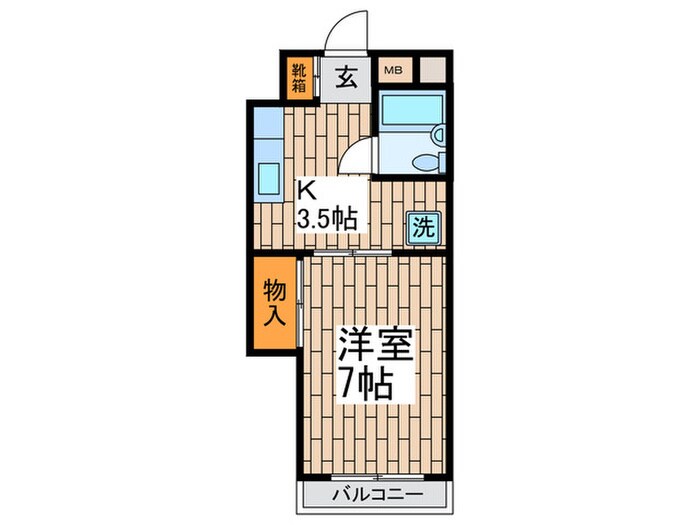 パ－クヒルハイツの物件間取画像