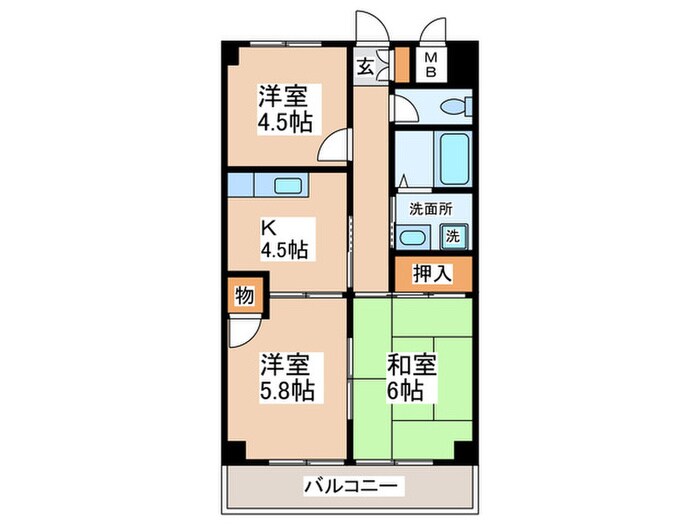 ＳＴレジデンスの物件間取画像