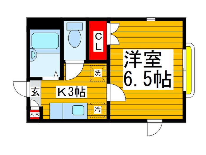 グリチネ八潮Ⅳの物件間取画像