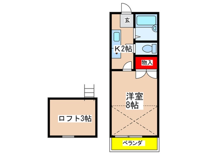 ヴァンヴェールハイムの物件間取画像