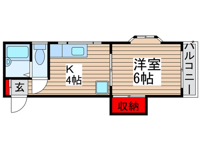 サンライフ梅島の物件間取画像