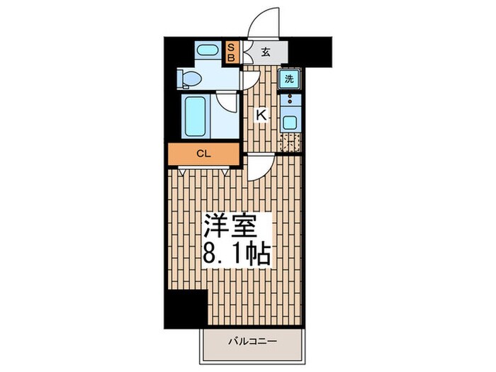 ガリシア平和島の物件間取画像