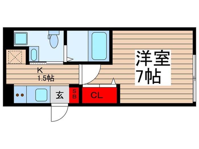 ファーストステージ北千住Ⅱの物件間取画像