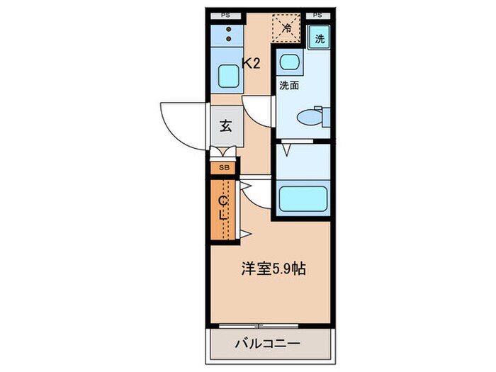 ファーストステージ北千住Ⅱの物件間取画像