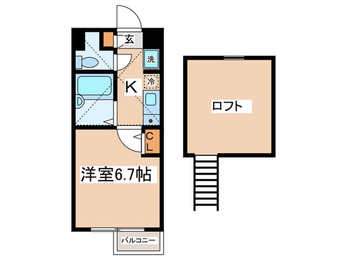 アイビーイン21の物件間取画像