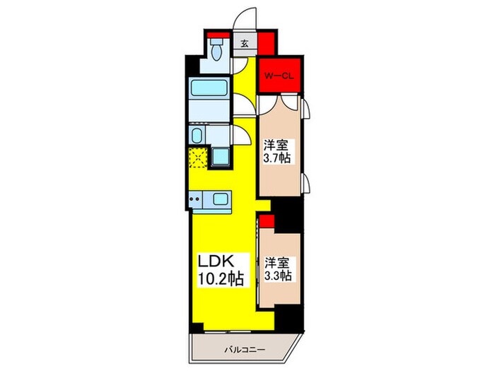 ＧＲＡＮＰＡＳＥＯ蔵前Ⅱの物件間取画像