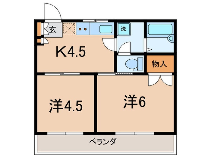 ラピス等々力の物件間取画像