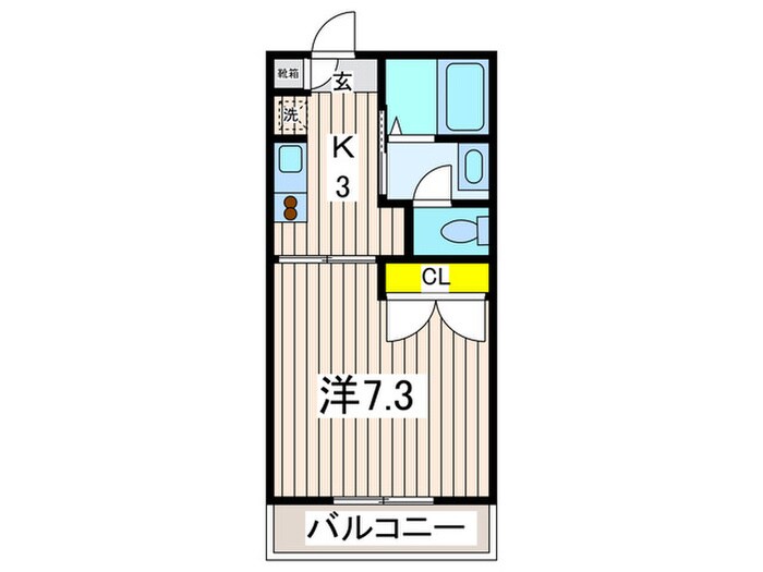 エクセルハイムⅢの物件間取画像